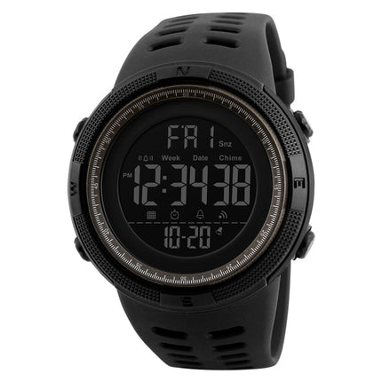 SKMEI 1251 Men Fashionable Outdoor 50m Waterproof Sports Watch Digital Watch with PU Watchband(Grey)-garmade.com