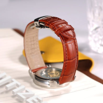 Calfskin Detachable Watch Leather Wrist Strap, Specification: 12mm (Black)-garmade.com