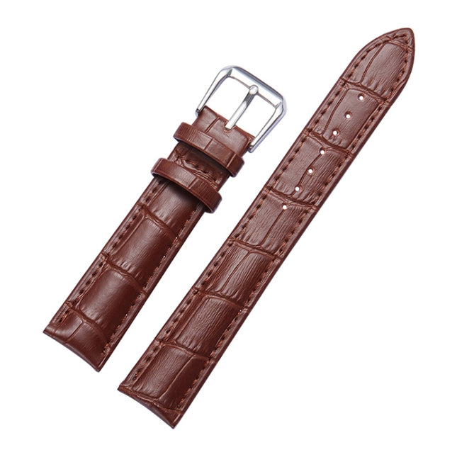 Calfskin Detachable Watch Leather Wrist Strap, Specification: 22mm (Brown)-garmade.com