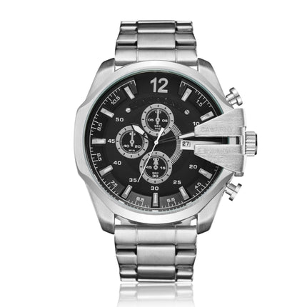 CAGARNY 6839 Fashion Waterproof Quartz Watch with Stainless Steel Band-garmade.com