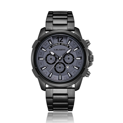 CAGARNY 6882 Fashion Waterproof Quartz Watch with Stainless Steel Band-garmade.com