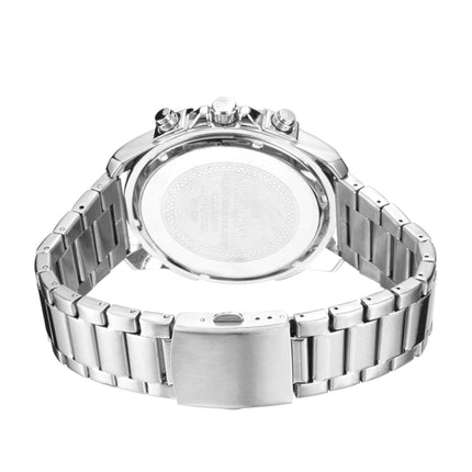 CAGARNY 6882 Fashion Waterproof Quartz Watch with Stainless Steel Band-garmade.com