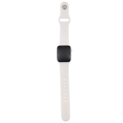 For Apple Watch Series 5 40mm Black Screen Non-Working Fake Dummy Display Model(White)-garmade.com