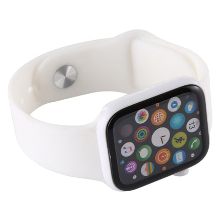 For Apple Watch Series 5 44mm Color Screen Non-Working Fake Dummy Display Model (White)-garmade.com