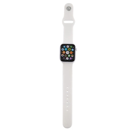 For Apple Watch Series 5 44mm Color Screen Non-Working Fake Dummy Display Model (White)-garmade.com