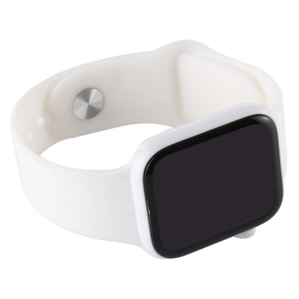 For Apple Watch Series 5 44mm Black Screen Non-Working Fake Dummy Display Model(White)-garmade.com