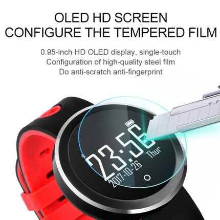 Q7 0.95 inch HD OLED Screen Display Bluetooth Smart Bracelet, IP68 Waterproof, Support Pedometer / Sedentary Reminder / Heart Rate Monitor / Sleep Monitor, Compatible with Android and iOS Phones(Red)-garmade.com