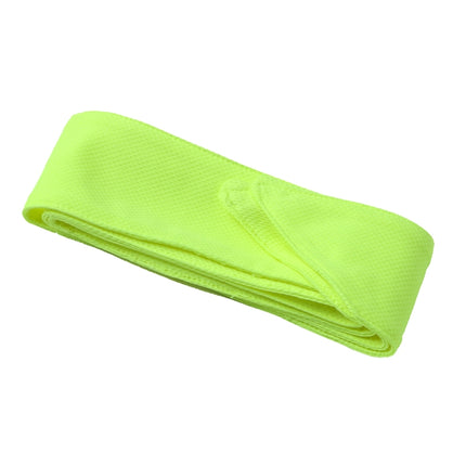 Unisex Sweat Wicking Stretchy Exercise Yoga Gym Bandana Headband Sweatband Head Tie Scarf Wrap, Size: 1.2*0.06m (Light Green)-garmade.com