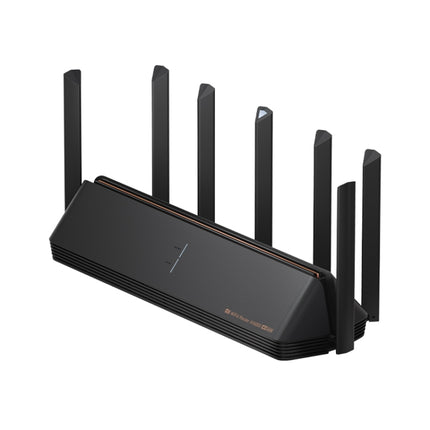 Xiaomi AX6000 WiFi Router 6000Mbs 6-channel Independent Signal Amplifier Wireless Router Repeater with 7 Antennas, US Plug(Black)-garmade.com