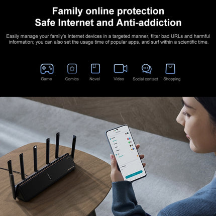 Original Xiaomi WiFi Router 7000 8-channel Independent Signal Amplifier 1GB Memory, US Plug-garmade.com
