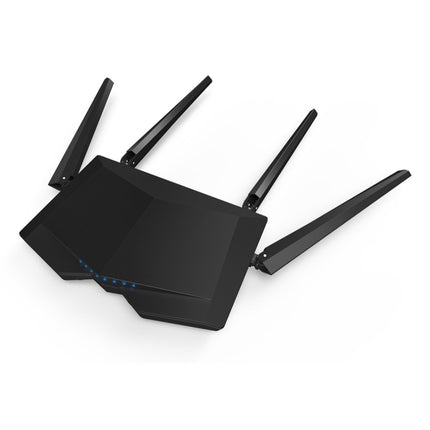 Tenda AC6 AC1200 Smart Dual-Band Wireless Router 5GHz 867Mbps + 2.4GHz 300Mbps WiFi Router with 4*5dBi External Antennas(Black)-garmade.com