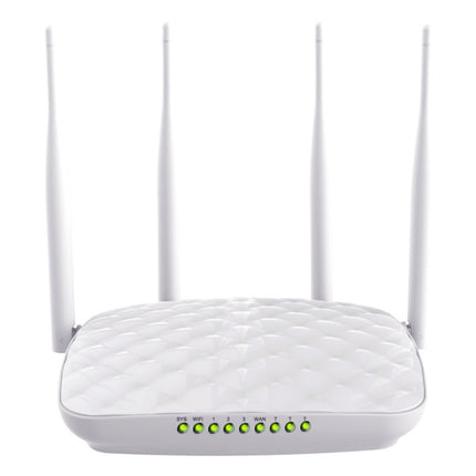 Tenda FH456 Wireless 2.4GHz 300Mbps WiFi Router with 4*5dBi External Antennas(White)-garmade.com