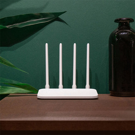 Xiaomi WiFi Router 4A Smart APP Control AC1200 1167Mbps 64MB 2.4GHz & 5GHz Wireless Router Repeater with 4 Antennas, Support Web & Android & iOS, US Plug(White)-garmade.com