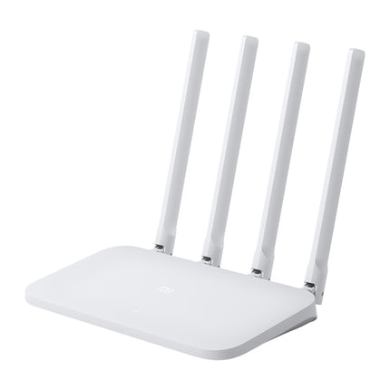 Xiaomi Mi WiFi Router 4C Smart APP Control 300Mbps 2.4GHz Wireless Router Repeater with 4 Antennas, Support Web & Android & iOS, US Plug(White)-garmade.com