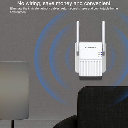 COMFAST CF-N300 300Mbps Wireless WIFI Signal Amplifier Repeater Booster Network Router with 2 Antennas-garmade.com