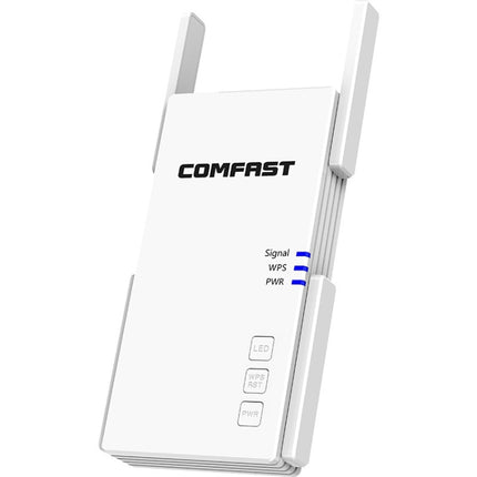 COMFAST CF-AC2100 2100Mbps Wireless WIFI Signal Amplifier Repeater Booster Network Router with 4 Antennas, UK Plug-garmade.com