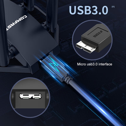 COMFAST CF-WU785AC 1300Mbps Dual-band Wifi USB Network Adapter with 4 Antennas-garmade.com