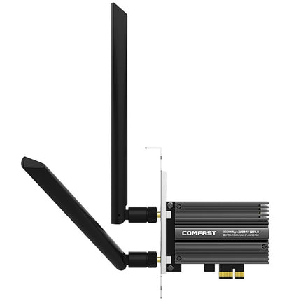 COMFAST CF-AX200 PRO 3000Mbps Bluetooth PCI-E Wifi Network Card Adapter with 2 Antennas-garmade.com