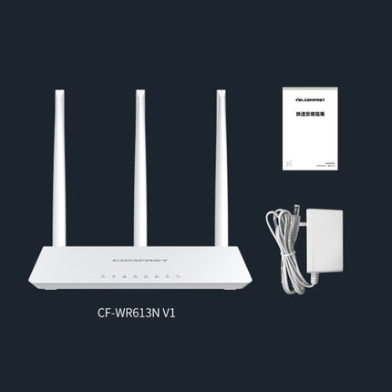 COMFAST WR613N V3 Home 300Mbps Wireless Router 2.4G WiFi Network Extender-garmade.com