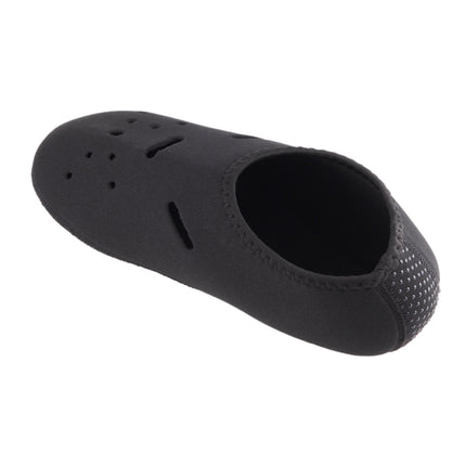 Comfortable and anti-slip 3MM swimming diving socks breathable water to swim the beach socks Size:M (37-38)(Black)-garmade.com