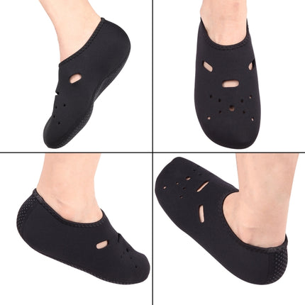 Comfortable and anti-slip 3MM swimming diving socks breathable water to swim the beach socks Size:L (38-39)(Black)-garmade.com