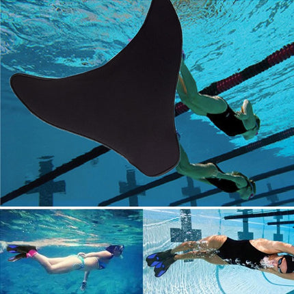 Mermaid Swim Fin Adjustable Diving Monofin Swimming Foot Flipper for Children-garmade.com