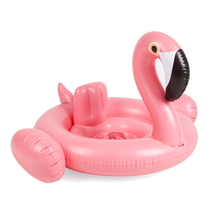 Inflatable Flamingo Shaped Baby Swimming Ring, Inflated Size: 83 x 83 x 48cm-garmade.com