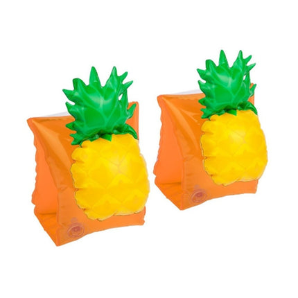 Children Inflatable Pineapple Shape Arm Bands Floatation Sleeves Water Wings Swimming Floats-garmade.com
