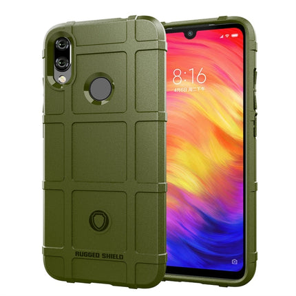 Full Coverage Shockproof TPU Case for Xiaomi Redmi Note 7 (Army Green)-garmade.com