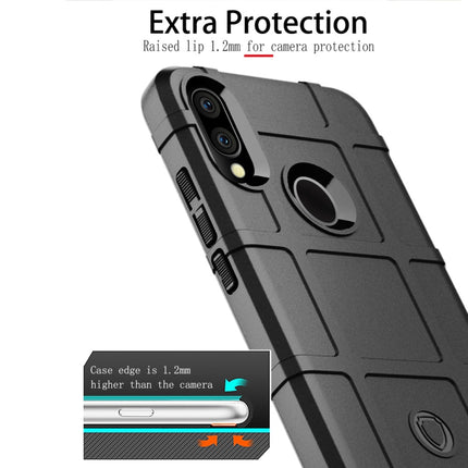 Shockproof Protector Cover Full Coverage Silicone Case for Xiaomi Redmi 7 (Army Green)-garmade.com