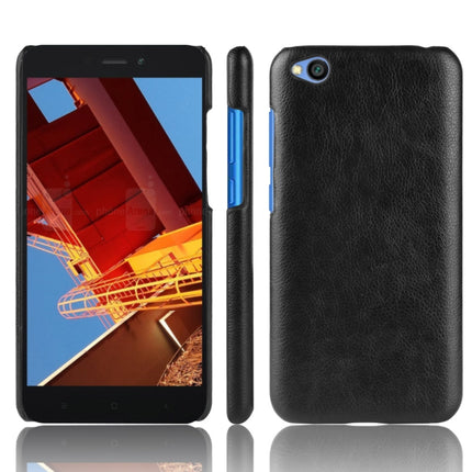 Shockproof Litchi Texture PC + PU Protective Case for Xiaomi Redmi Go (Black)-garmade.com