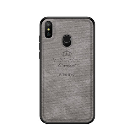 PINWUYO Shockproof Waterproof Full Coverage PC + TPU + Skin Protective Case for Xiaomi Redmi 6 Pro(Grey)-garmade.com