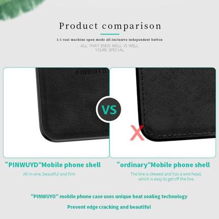 PINWUYO Shockproof Waterproof Full Coverage PC + TPU + Skin Protective Case for Xiaomi Redmi Note 7(Red)-garmade.com