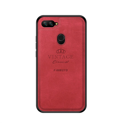 PINWUYO Shockproof Waterproof Full Coverage PC + TPU + Skin Protective Case for Xiaomi Mi 8 Lite (Red)-garmade.com