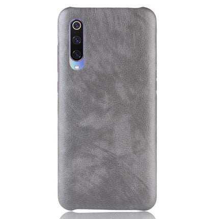 Shockproof Litchi Texture PC + PU Case for Xiaomi Mi 9 SE(Grey)-garmade.com