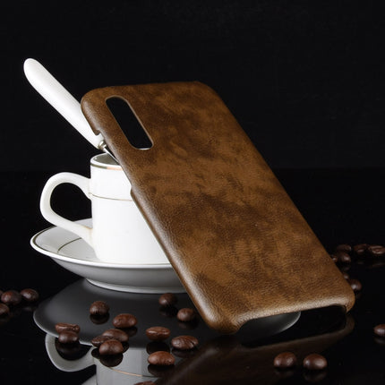 Shockproof Litchi Texture PC + PU Case for Xiaomi Mi 9 SE(Brown)-garmade.com