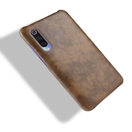 Shockproof Litchi Texture PC + PU Case for Xiaomi Mi 9 SE(Brown)-garmade.com