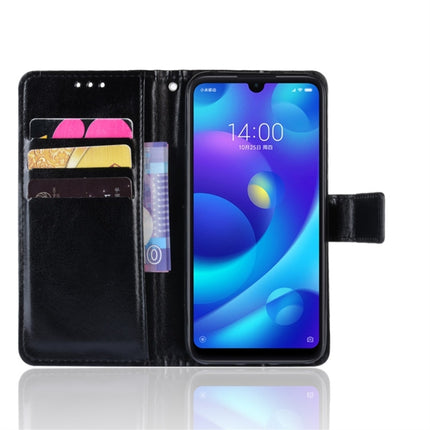 Crazy Horse Texture Horizontal Flip Leather Case for Xiaomi Redmi Note 7, with Holder & Card Slots & Wallet & Lanyard (Black)-garmade.com