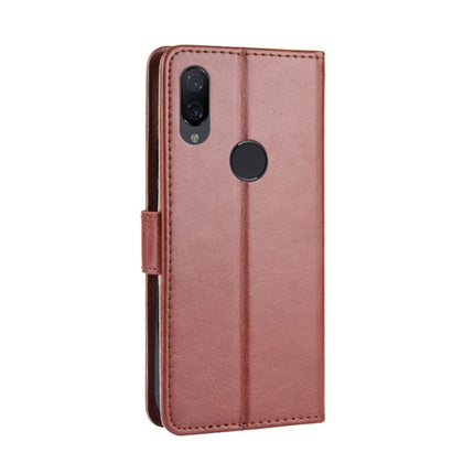 Crazy Horse Texture Horizontal Flip Leather Case for Xiaomi Redmi Note 7, with Holder & Card Slots & Wallet & Lanyard (Brown)-garmade.com