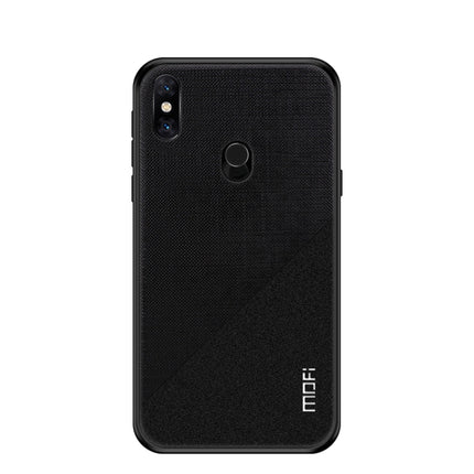 MOFI Shockproof TPU + PC + Cloth Pasted Case for Xiaomi Mix 3 (Black)-garmade.com