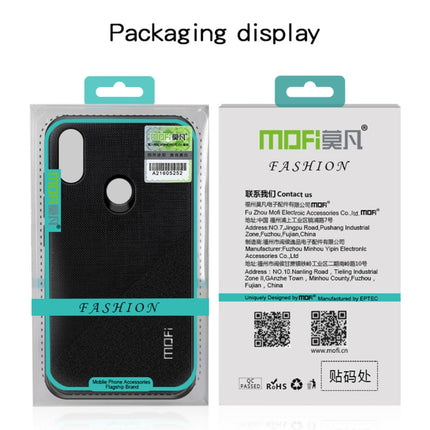 MOFI Shockproof TPU + PC + Cloth Pasted Case for Xiaomi Mix 3 (Black)-garmade.com