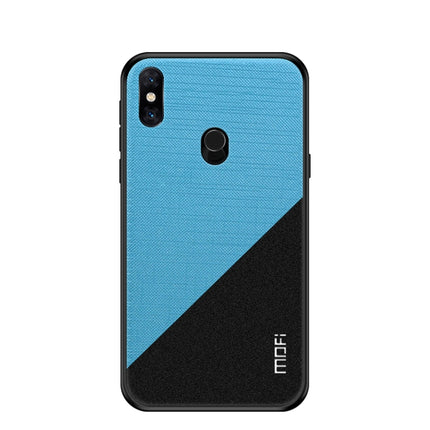 MOFI Shockproof TPU + PC + Cloth Pasted Case for Xiaomi Mix 3 (Blue)-garmade.com