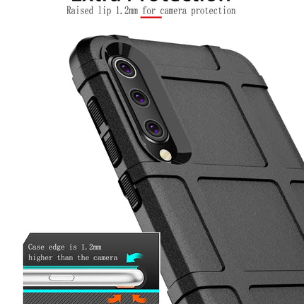 Shockproof Rugged Shield Full Coverage Protective Silicone Case for XiaoMi 9 SE(Black)-garmade.com