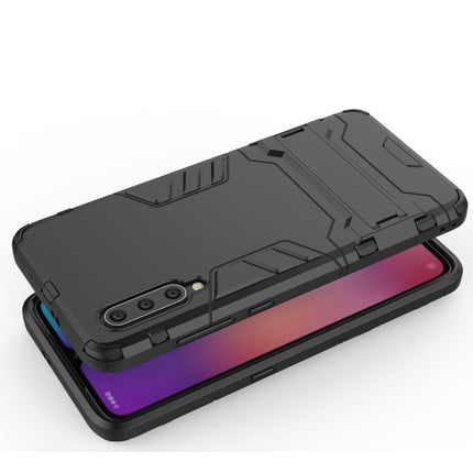 Shockproof PC + TPU Case for Xiaomi Mi 9, with Holder(Black)-garmade.com