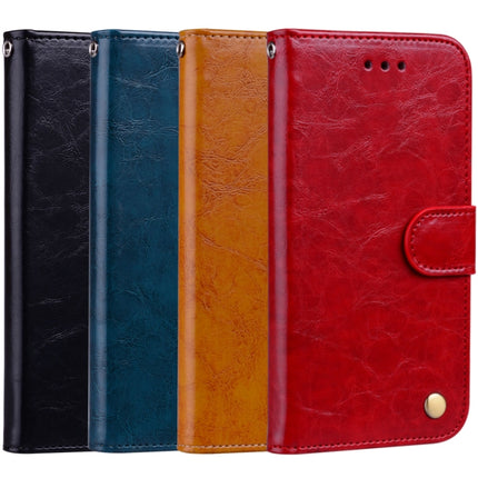 Business Style Oil Wax Texture Horizontal Flip Leather Case for Xiaomi Redmi Note7, with Holder & Card Slots & Wallet(Black)-garmade.com