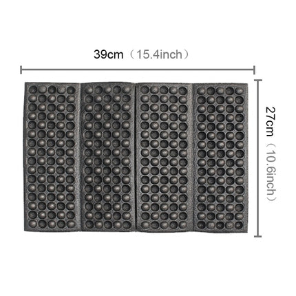 2 PCS Portable Folding Mobile Cellular Massage Cushion Outdoors Damp Proof Picnic Seat Mats EVA Pad(Orange)-garmade.com