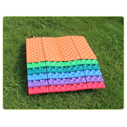 2 PCS Portable Folding Mobile Cellular Massage Cushion Outdoors Damp Proof Picnic Seat Mats EVA Pad(Red)-garmade.com