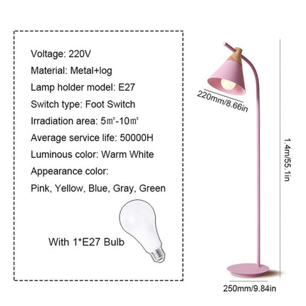 YWXLight Macaron floor lamp vertical table lamp (Gray)-garmade.com