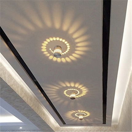 YWXLight Aluminum Indoor Lighting LED Wall Lamp Decorate Lights, AC 110-240V (Warm White)-garmade.com