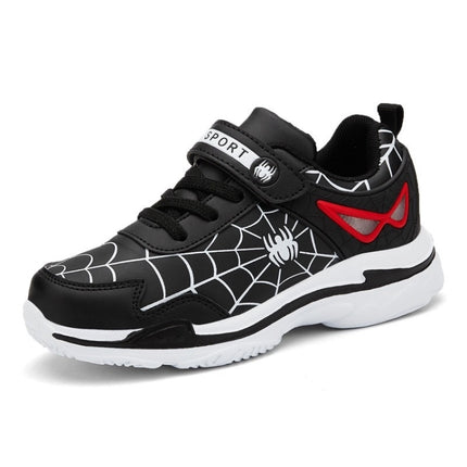 Children Sport Fashion Travel Casual Running Shoes (Color:Black Size:26)-garmade.com